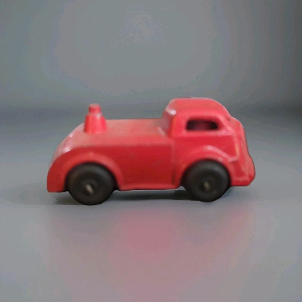 Barclay Semi‎ Truck  Red Paint Antique Toy Metal Lorry